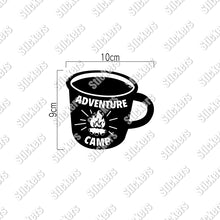 画像をギャラリービューアに読み込む, キャンパーマグ カッティングステッカー《Camper Mug》(超防水・防滴 UVカット 屋外使用可 /C102)
