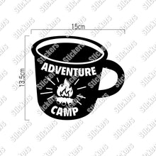 画像をギャラリービューアに読み込む, キャンパーマグ カッティングステッカー《Camper Mug》(超防水・防滴 UVカット 屋外使用可 /C102)