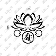 画像をギャラリービューアに読み込む, 干支・守護梵字 ステッカー シリーズ参《午年 未、申年》カッティングステッカー(超防水・防滴 UVカット 屋外使用可 /C020)