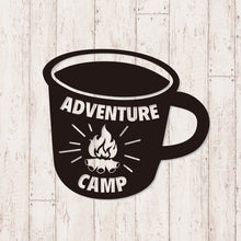 画像をギャラリービューアに読み込む, キャンパーマグ カッティングステッカー《Camper Mug》(超防水・防滴 UVカット 屋外使用可 /C102)