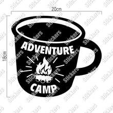 画像をギャラリービューアに読み込む, キャンパーマグ カッティングステッカー《Camper Mug》(超防水・防滴 UVカット 屋外使用可 /C102)