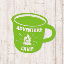 画像をギャラリービューアに読み込む, キャンパーマグ カッティングステッカー《Camper Mug》(超防水・防滴 UVカット 屋外使用可 /C102)