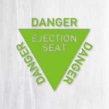 画像をギャラリービューアに読み込む, 射出座席マーク カッティングステッカー《EJECTION SEAT》(超防水・防滴 UVカット 屋外使用可 /C086)
