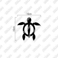 画像をギャラリービューアに読み込む, ハワイ ホヌ カッティングステッカー《Hawaii Honu》(超防水・防滴 UVカット 屋外使用可 /C109)