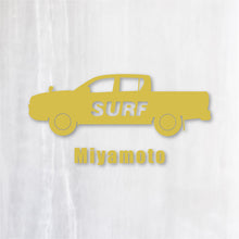画像をギャラリービューアに読み込む, SURF|カッティングステッカー 名入れOK 超防水・防滴 UVカット 屋外使用可 /C104
