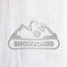 画像をギャラリービューアに読み込む, マウンテン スノーボード カッティングステッカー《Mountain Snowboard》(超防水・防滴 UVカット 屋外使用可 /C107)