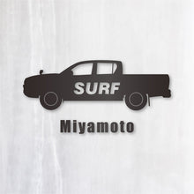 画像をギャラリービューアに読み込む, SURF|カッティングステッカー 名入れOK 超防水・防滴 UVカット 屋外使用可 /C104