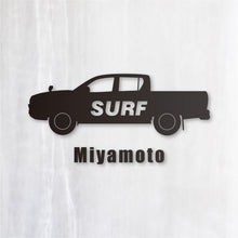 画像をギャラリービューアに読み込む, SURF|カッティングステッカー 名入れOK 超防水・防滴 UVカット 屋外使用可 /C104