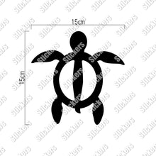 画像をギャラリービューアに読み込む, ハワイ ホヌ カッティングステッカー《Hawaii Honu》(超防水・防滴 UVカット 屋外使用可 /C109)