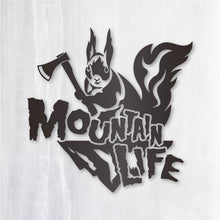 画像をギャラリービューアに読み込む, マウンテンライフ カッティングステッカー《MOUNTAIN LIFE SQUIRREL》(超防水・防滴 UVカット 屋外使用可 /C092)