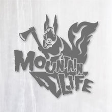 画像をギャラリービューアに読み込む, マウンテンライフ カッティングステッカー《MOUNTAIN LIFE SQUIRREL》(超防水・防滴 UVカット 屋外使用可 /C092)