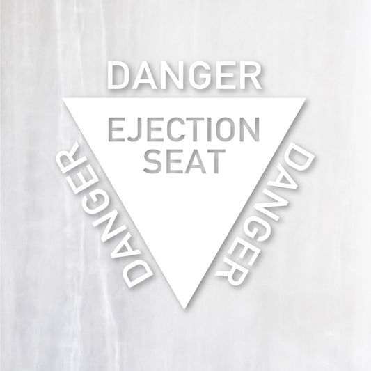 射出座席マーク《EJECTION SEAT》カッティングステッカー