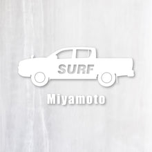 画像をギャラリービューアに読み込む, SURF|カッティングステッカー 名入れOK 超防水・防滴 UVカット 屋外使用可 /C104