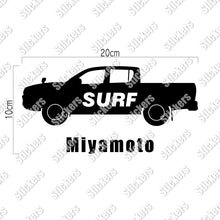 画像をギャラリービューアに読み込む, SURF|カッティングステッカー 名入れOK 超防水・防滴 UVカット 屋外使用可 /C104
