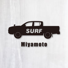 画像をギャラリービューアに読み込む, SURF|カッティングステッカー 名入れOK 超防水・防滴 UVカット 屋外使用可 /C104