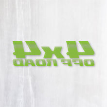 画像をギャラリービューアに読み込む, 反転カッティングステッカー Turbo / 4x4 OFF ROAD(超防水・防滴 UVカット 屋外使用可 /C070)