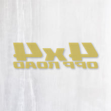 画像をギャラリービューアに読み込む, 反転カッティングステッカー Turbo / 4x4 OFF ROAD(超防水・防滴 UVカット 屋外使用可 /C070)