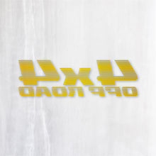 画像をギャラリービューアに読み込む, 反転カッティングステッカー Turbo / 4x4 OFF ROAD(超防水・防滴 UVカット 屋外使用可 /C070)