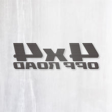 画像をギャラリービューアに読み込む, 反転カッティングステッカー Turbo / 4x4 OFF ROAD(超防水・防滴 UVカット 屋外使用可 /C070)