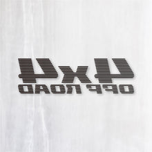 画像をギャラリービューアに読み込む, 反転カッティングステッカー Turbo / 4x4 OFF ROAD(超防水・防滴 UVカット 屋外使用可 /C070)