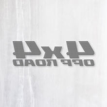 画像をギャラリービューアに読み込む, 反転カッティングステッカー Turbo / 4x4 OFF ROAD(超防水・防滴 UVカット 屋外使用可 /C070)