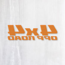 画像をギャラリービューアに読み込む, 反転カッティングステッカー Turbo / 4x4 OFF ROAD(超防水・防滴 UVカット 屋外使用可 /C070)