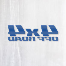 画像をギャラリービューアに読み込む, 反転カッティングステッカー Turbo / 4x4 OFF ROAD(超防水・防滴 UVカット 屋外使用可 /C070)