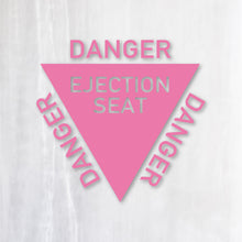 画像をギャラリービューアに読み込む, 射出座席マーク カッティングステッカー《EJECTION SEAT》(超防水・防滴 UVカット 屋外使用可 /C086)