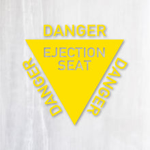 画像をギャラリービューアに読み込む, 射出座席マーク カッティングステッカー《EJECTION SEAT》(超防水・防滴 UVカット 屋外使用可 /C086)