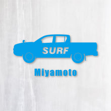 画像をギャラリービューアに読み込む, SURF|カッティングステッカー 名入れOK 超防水・防滴 UVカット 屋外使用可 /C104