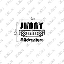 画像をギャラリービューアに読み込む, JIMNY FRONT ジムニー フロント|カッティングステッカー 名入れOK 超防水・防滴 UVカット 屋外使用可 /C114