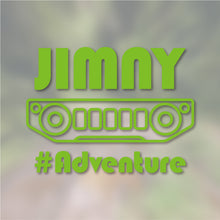 画像をギャラリービューアに読み込む, JIMNY FRONT ジムニー フロント|カッティングステッカー 名入れOK 超防水・防滴 UVカット 屋外使用可 /C114