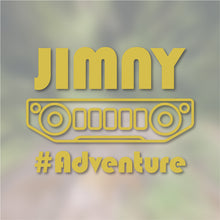 画像をギャラリービューアに読み込む, JIMNY FRONT ジムニー フロント|カッティングステッカー 名入れOK 超防水・防滴 UVカット 屋外使用可 /C114