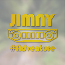 画像をギャラリービューアに読み込む, JIMNY FRONT ジムニー フロント|カッティングステッカー 名入れOK 超防水・防滴 UVカット 屋外使用可 /C114