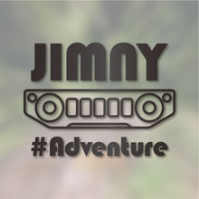 画像をギャラリービューアに読み込む, JIMNY FRONT ジムニー フロント|カッティングステッカー 名入れOK 超防水・防滴 UVカット 屋外使用可 /C114