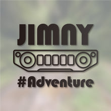 画像をギャラリービューアに読み込む, JIMNY FRONT ジムニー フロント|カッティングステッカー 名入れOK 超防水・防滴 UVカット 屋外使用可 /C114