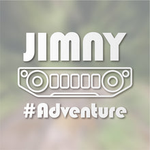 画像をギャラリービューアに読み込む, JIMNY FRONT ジムニー フロント|カッティングステッカー 名入れOK 超防水・防滴 UVカット 屋外使用可 /C114