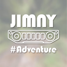 画像をギャラリービューアに読み込む, JIMNY FRONT ジムニー フロント|カッティングステッカー 名入れOK 超防水・防滴 UVカット 屋外使用可 /C114