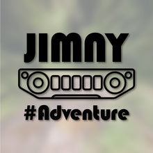 画像をギャラリービューアに読み込む, JIMNY FRONT ジムニー フロント|カッティングステッカー 名入れOK 超防水・防滴 UVカット 屋外使用可 /C114