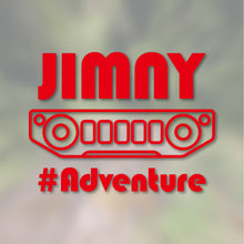 画像をギャラリービューアに読み込む, JIMNY FRONT ジムニー フロント|カッティングステッカー 名入れOK 超防水・防滴 UVカット 屋外使用可 /C114