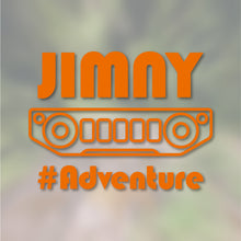 画像をギャラリービューアに読み込む, JIMNY FRONT ジムニー フロント|カッティングステッカー 名入れOK 超防水・防滴 UVカット 屋外使用可 /C114