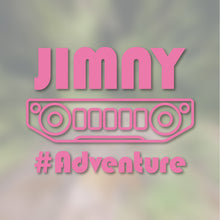 画像をギャラリービューアに読み込む, JIMNY FRONT ジムニー フロント|カッティングステッカー 名入れOK 超防水・防滴 UVカット 屋外使用可 /C114