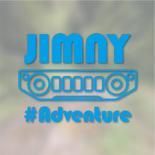 画像をギャラリービューアに読み込む, JIMNY FRONT ジムニー フロント|カッティングステッカー 名入れOK 超防水・防滴 UVカット 屋外使用可 /C114