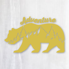 画像をギャラリービューアに読み込む, アドベンチャーベア カッティングステッカー《Adventure Bear》(超防水・防滴 UVカット 屋外使用可 /C034)
