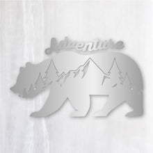 画像をギャラリービューアに読み込む, アドベンチャーベア カッティングステッカー《Adventure Bear》(超防水・防滴 UVカット 屋外使用可 /C034)