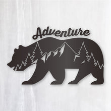 画像をギャラリービューアに読み込む, アドベンチャーベア カッティングステッカー《Adventure Bear》(超防水・防滴 UVカット 屋外使用可 /C034)