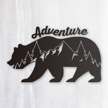 画像をギャラリービューアに読み込む, アドベンチャーベア カッティングステッカー《Adventure Bear》(超防水・防滴 UVカット 屋外使用可 /C034)