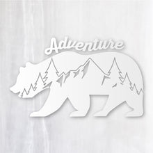 画像をギャラリービューアに読み込む, アドベンチャーベア カッティングステッカー《Adventure Bear》(超防水・防滴 UVカット 屋外使用可 /C034)