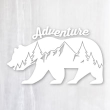 画像をギャラリービューアに読み込む, アドベンチャーベア カッティングステッカー《Adventure Bear》(超防水・防滴 UVカット 屋外使用可 /C034)