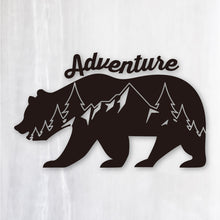 画像をギャラリービューアに読み込む, アドベンチャーベア カッティングステッカー《Adventure Bear》(超防水・防滴 UVカット 屋外使用可 /C034)